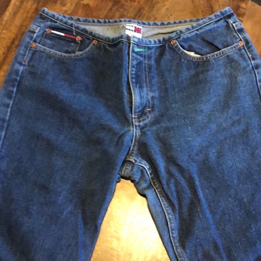 Vintage y2k low rise no waistband look fit Tommy Hilfiger jeans size 11